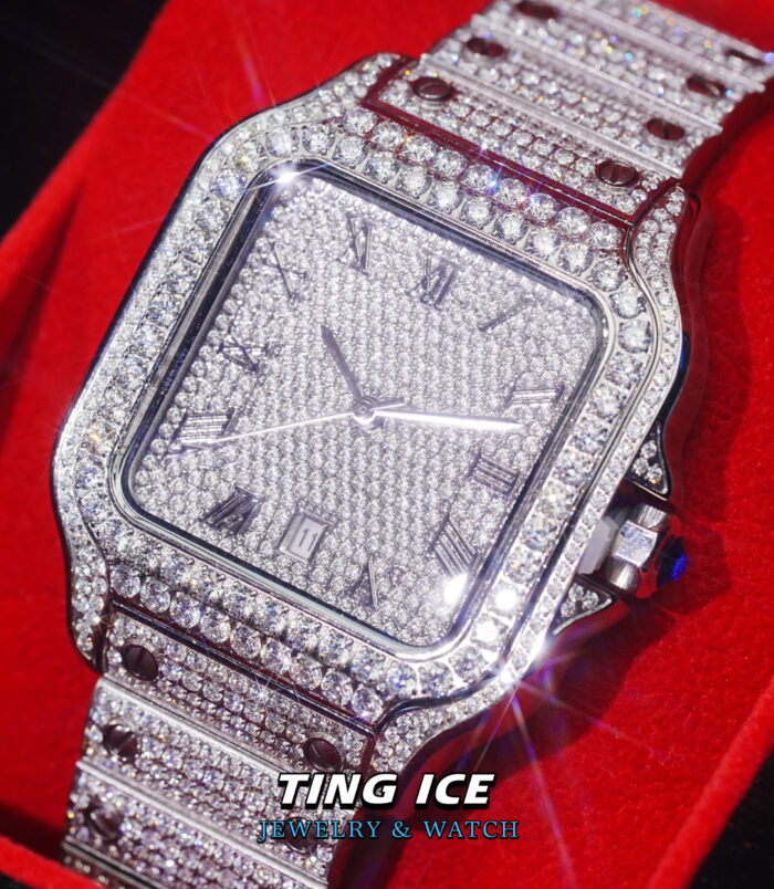 Đồng hồ Ice Watch bản vuông Full Cz 5A