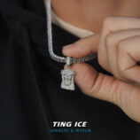 Mặt dây chuyền Jesus bạc S925 Full Cz 5A