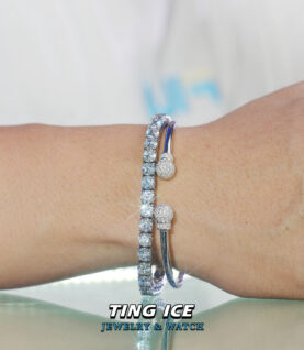 Lắc tay Tennis 4mm Bạc S925 Full Cz 5A Best Sell