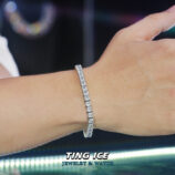 Lắc tay Tennis Baguette Vuông Full Ice Cz 5A
