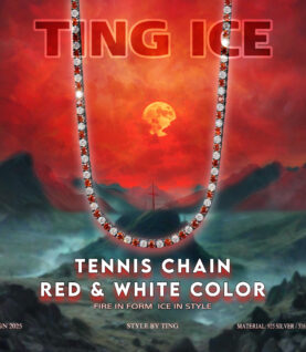 Dây chuyền Tennis Red Ice Edition Tươi Mát Mùa Hè 2025