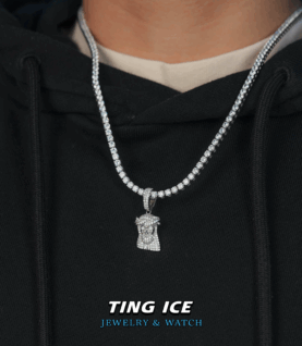 Mặt dây chuyền Jesus bạc S925 Full Cz 5A