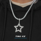 Mặt dây chuyền Star Bạc S925 Full Moissanite